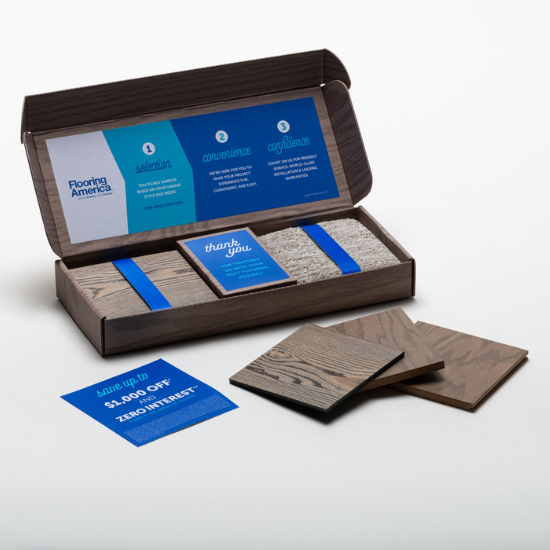 flooring sample box